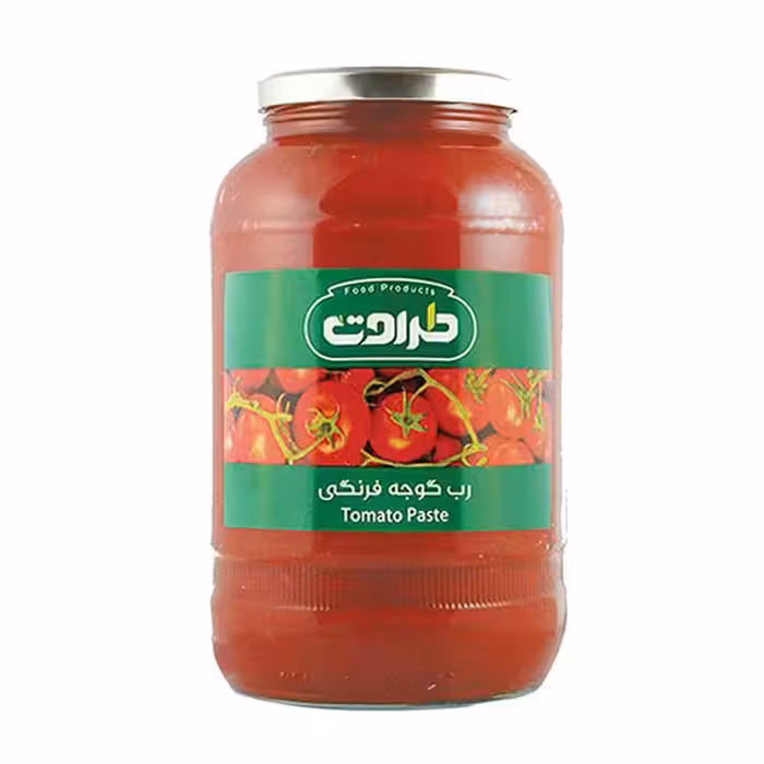رب گوجه فرنگی شیشه ای طراوت 1600 گرمی