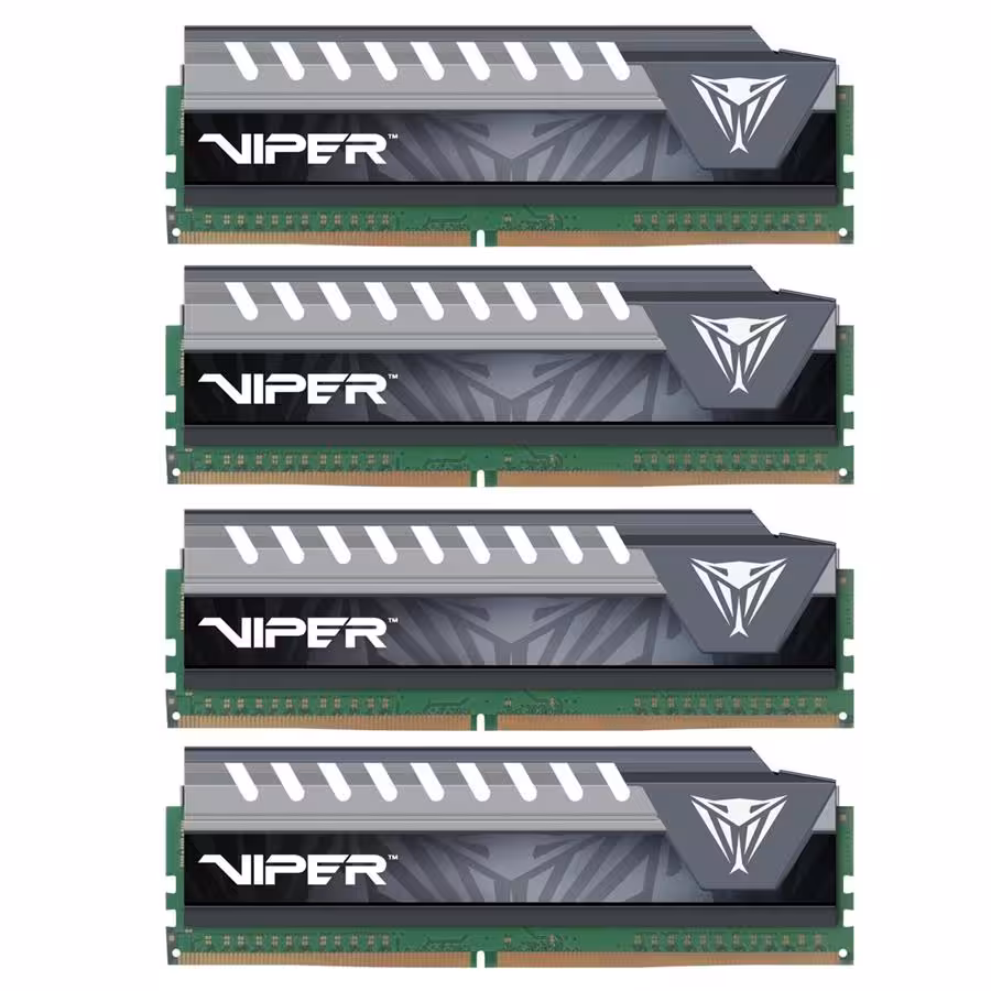 رم كامپيوتر چهار کاناله پتریوت مدل Viper Elite با ظرفیت 64 گیگابایت 2800 مگاهرتز