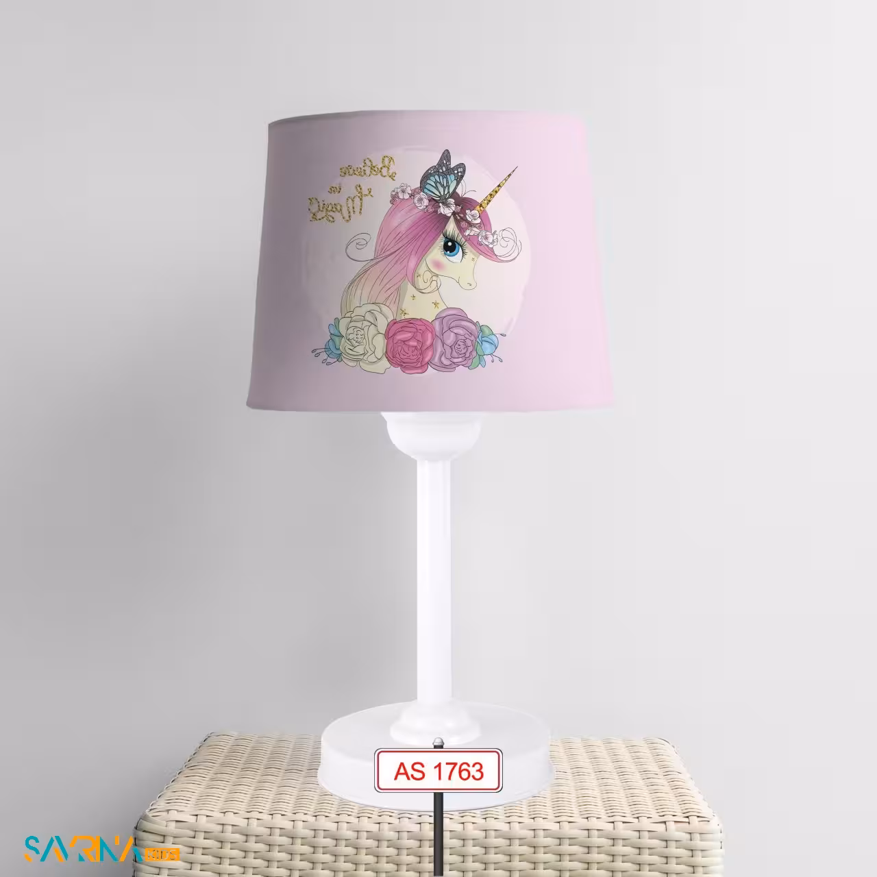 آباژور بچگانه طرح پونی زیبا کد AS1763