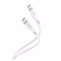 کابل شارژ ‌USB-C به USB-C بودی مدل Budi DC256TT10W طول 1 متر با گارانتی 18 ماهه شرکتی (6 ماه تعویض)