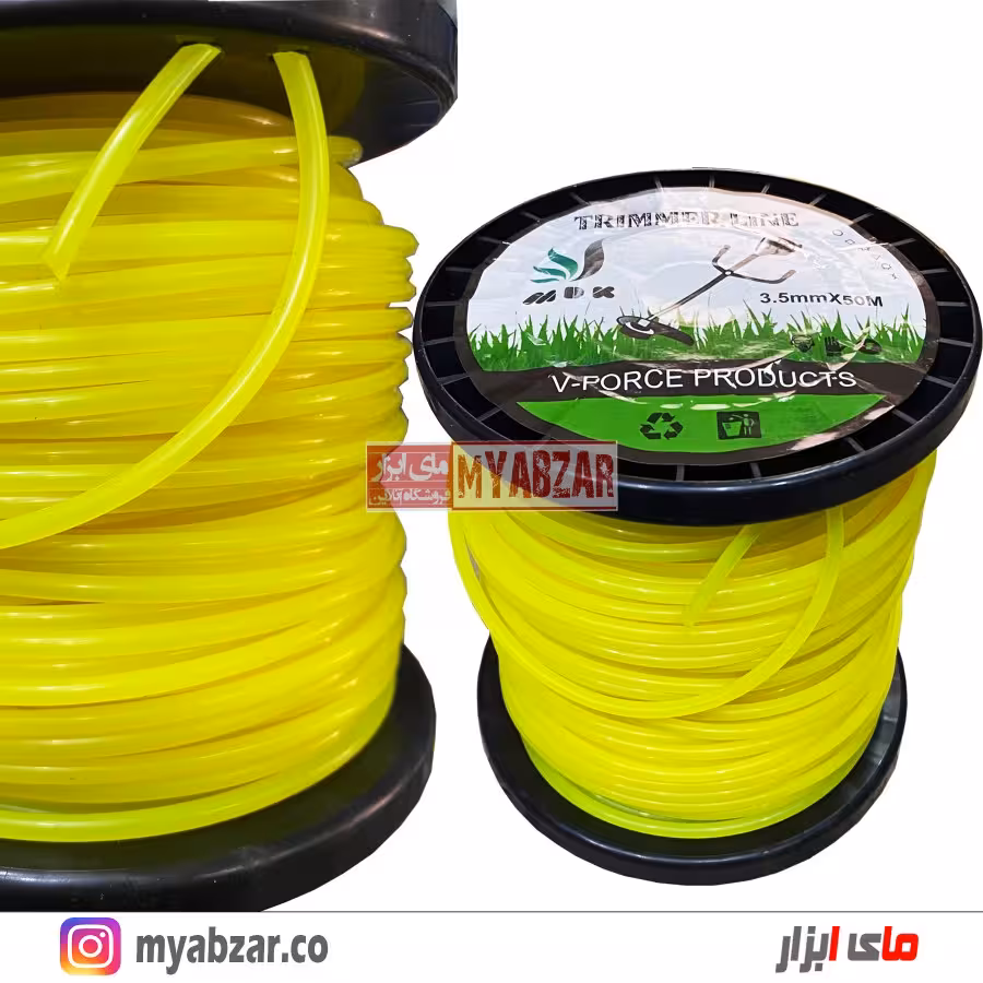 نخ علف تراش 3.5 میل گرد 50 متری TRIMMER LINE