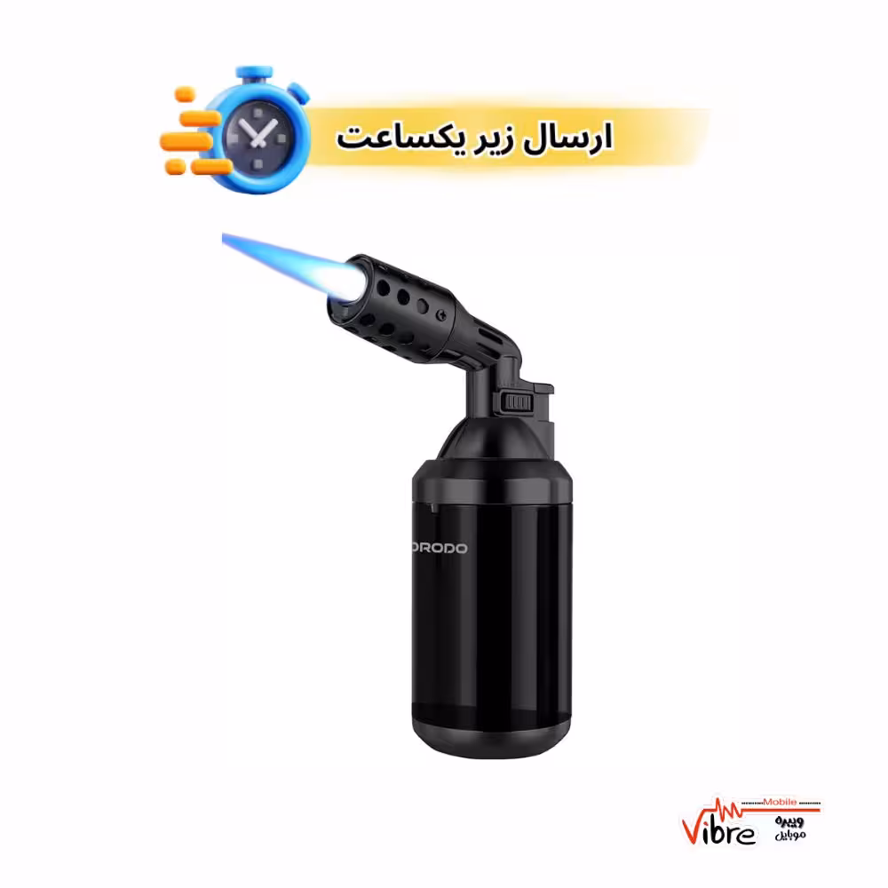 فندک شعله‌ای ضد باد جت‌بلیز پرودو مدل Porodo Jetblaze Windproof Flame Lighter