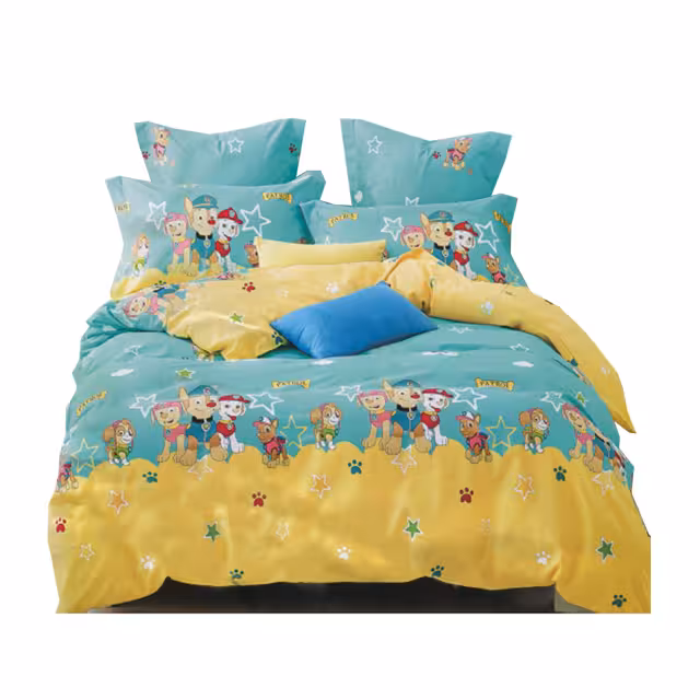 سرویس روتختی یک نفره کارینا 6 تکه مدل Paw Patrol B