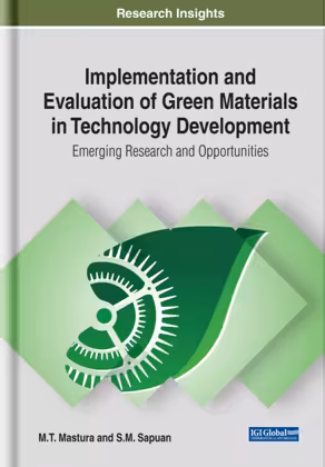 خرید و دانلود نسخه کامل کتاب Implementation and Evaluation of Green Materials in Technology Development: Emerging Research and Opportunities