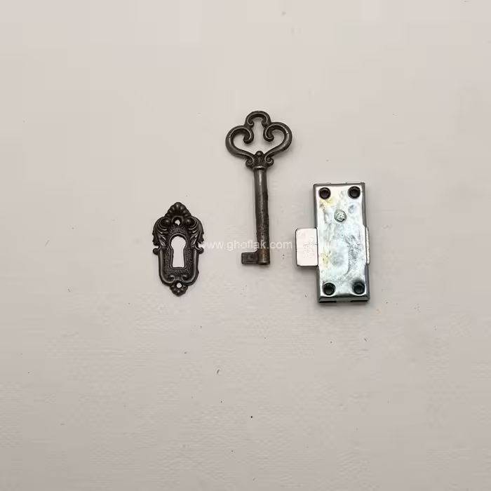 قفل بوفه یک طرفه کلید تاجی مقاوم و شیک