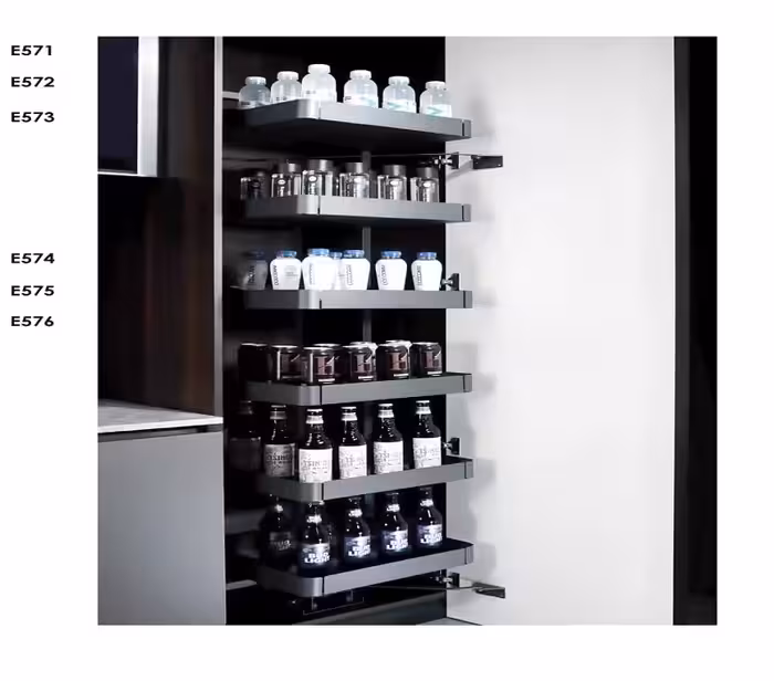 سوپر کانوی لولایی کمدی اسلیم ارتفاع 170 سانتی متر و عرض 60 سانتی متر فانتونی کد E575