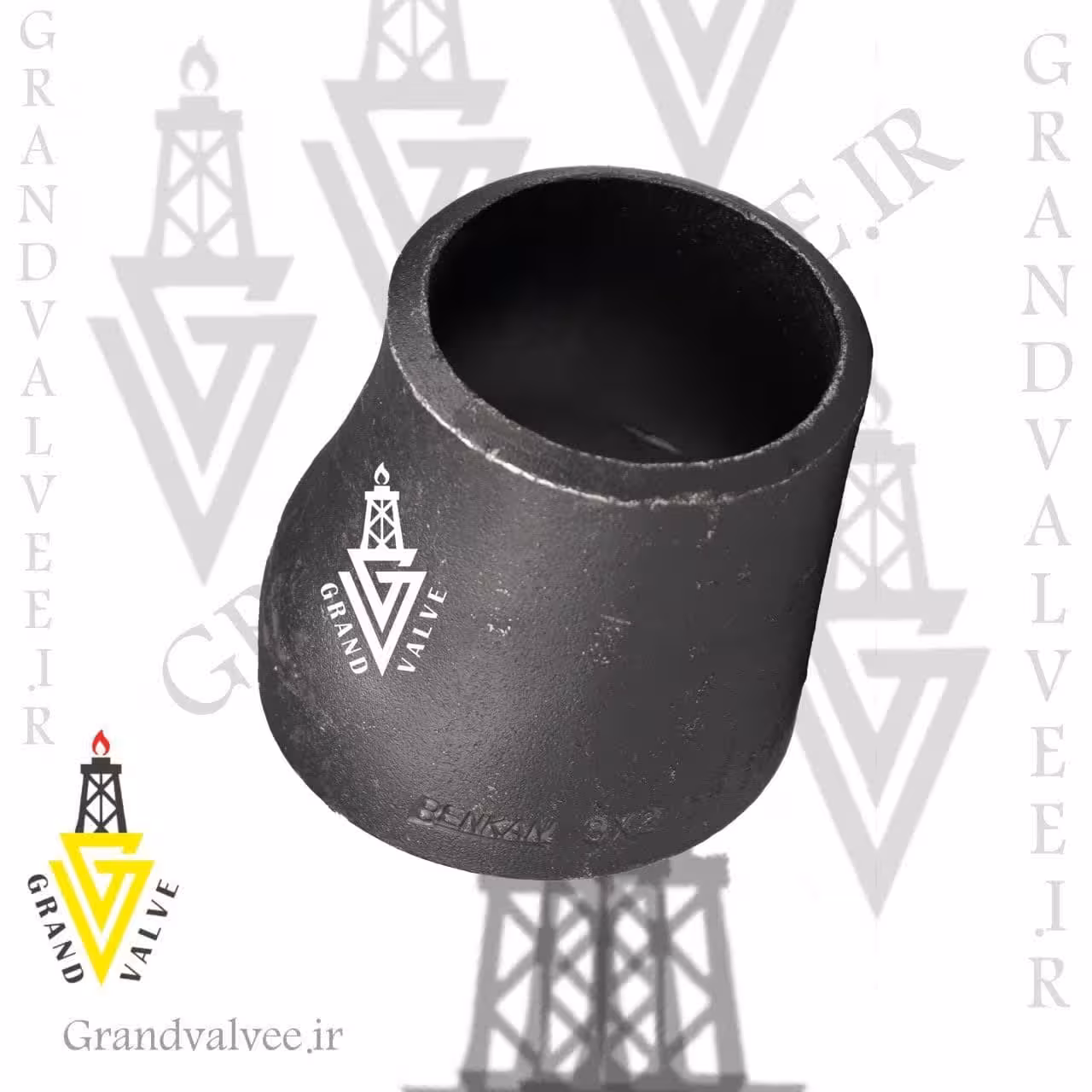 تبدیل جوشی غیر هم مرکز (کج) 1/2 1*4 اینچ رده 40 بنکن