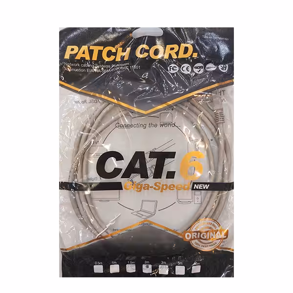 کابل شبکه PATCH cord cat6 -2m