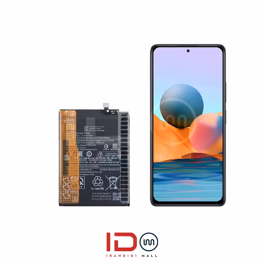 باتری اورجینال گوشی موبایل شیائومی Redmi Note 10 Pro مدل BN53