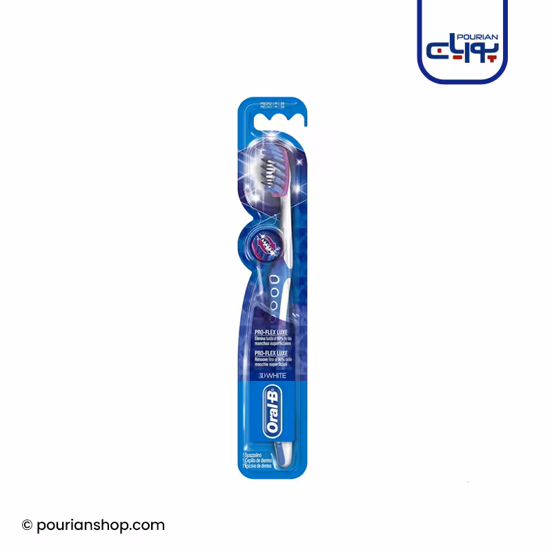 مسواک اورال بی مدل 3D white ا Oral-B 3D White Tooth Brush