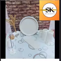 ست 12تیکه اکسسوری سنگی ویژه کادویی رنگ سفید