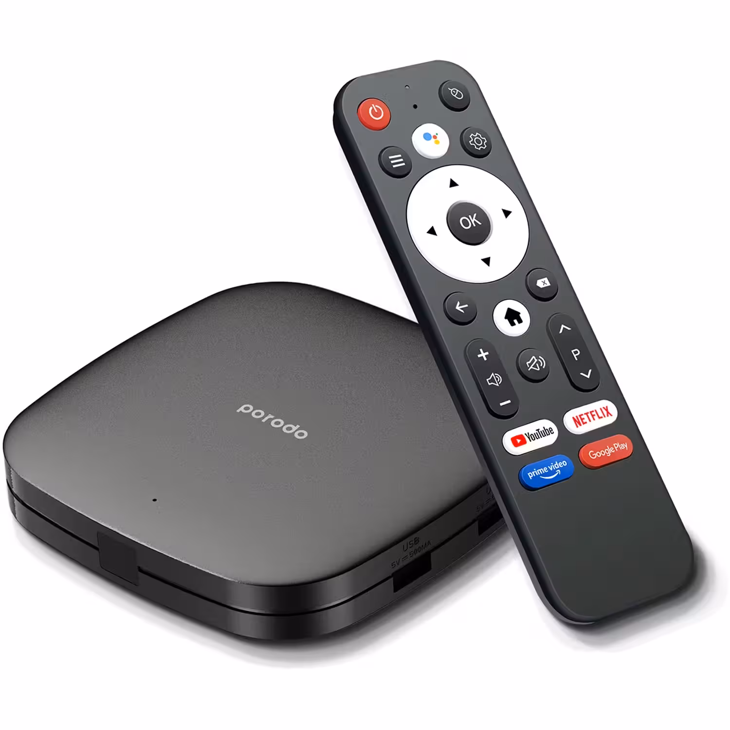 پخش کننده تلویزیون پرودو مدل Porodo Android TV Box PD-ANTVB-BK