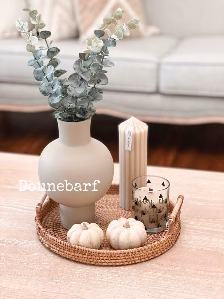 گلدان پایه کوتاه لبه دار
