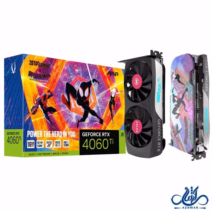 کارت گرافیک زوتک VGA GAMING RTX 4060 Ti 16G AMP SPIDER-MAN