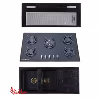 ست هود سینک گاز صفحه ای ( اقتصادی ) - اجاق