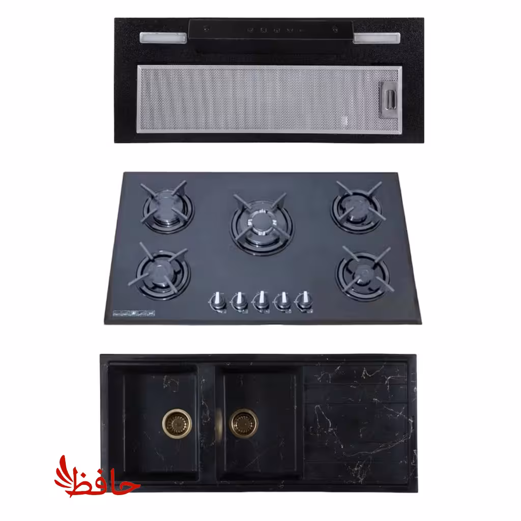 ست هود سینک گاز صفحه ای ( اقتصادی ) - اجاق