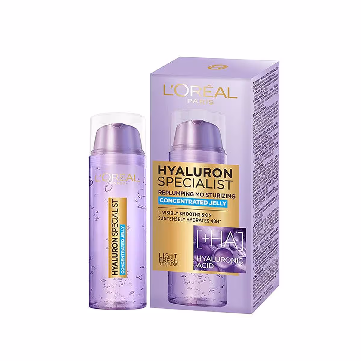ژل آبرسان و مرطوب کننده لورآل هیالورونیک اسید Loreal