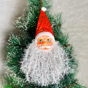 اویز سر بابانوئل سایز کوچک کد 206