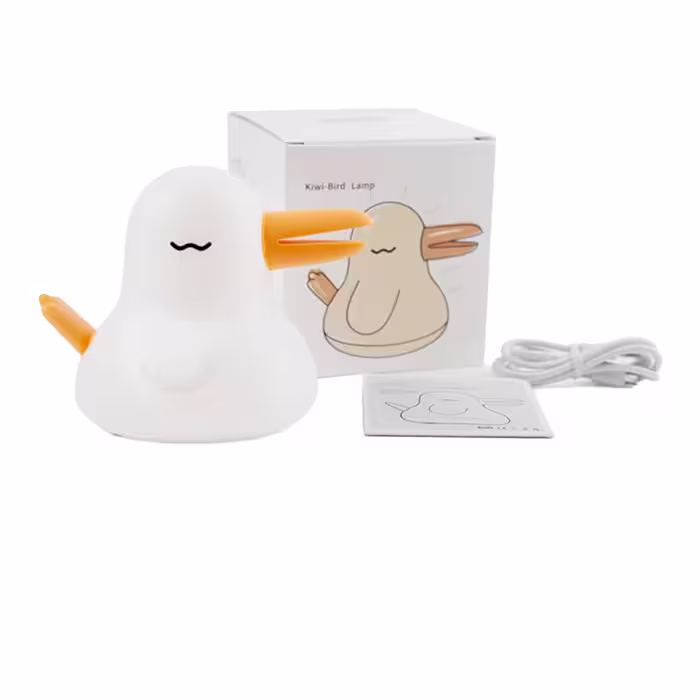 چراغ خواب و مطالعه سیلیکونی طرح اردک مدل Duck Night Light