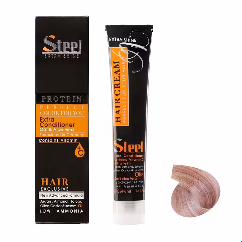 رنگ مو بلوند یاسی شماره 12.9 استیل 100 میلی لیتری