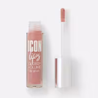 لیپ گلاس حجم‌دهنده و براق لوکس ویسیج مدل Icon Lips کد 505 رنگ Ice Beige