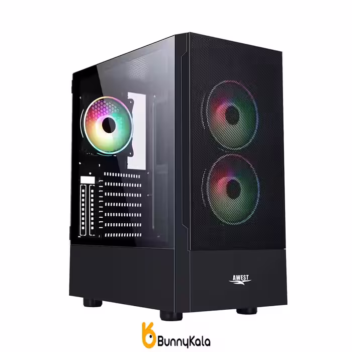 کیس کامپیوتر اوست مدل GT AV201 MB Mid Tower مشکی