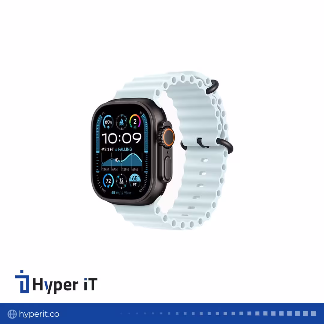 ساعت هوشمند اپل مدل Ultra 2 Titanium Ocean Band 49mm رنگ آبی
