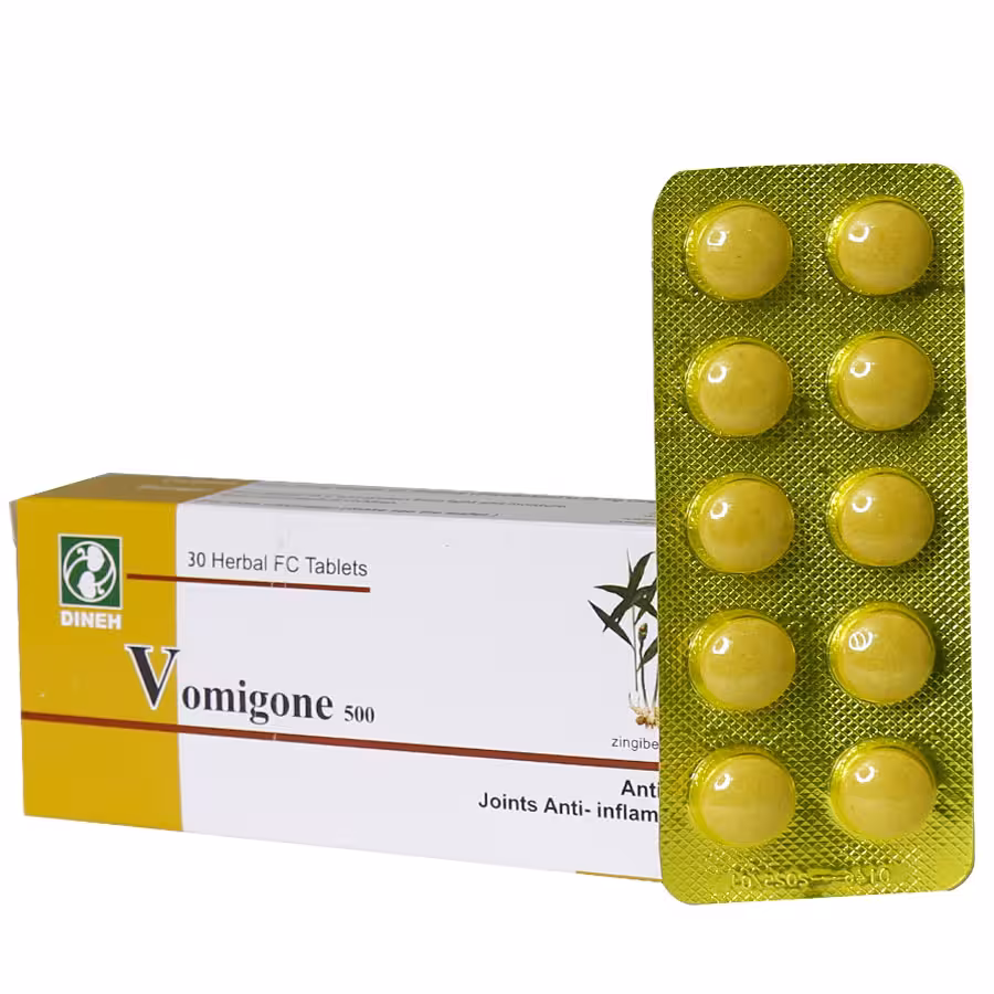 قرص روکش دار گیاهی ومیگان دینه 30 عدد