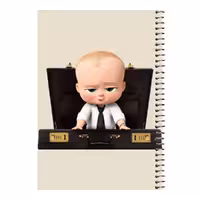 دفتر مشق 80 برگ اس جی مدل بچه رئیس