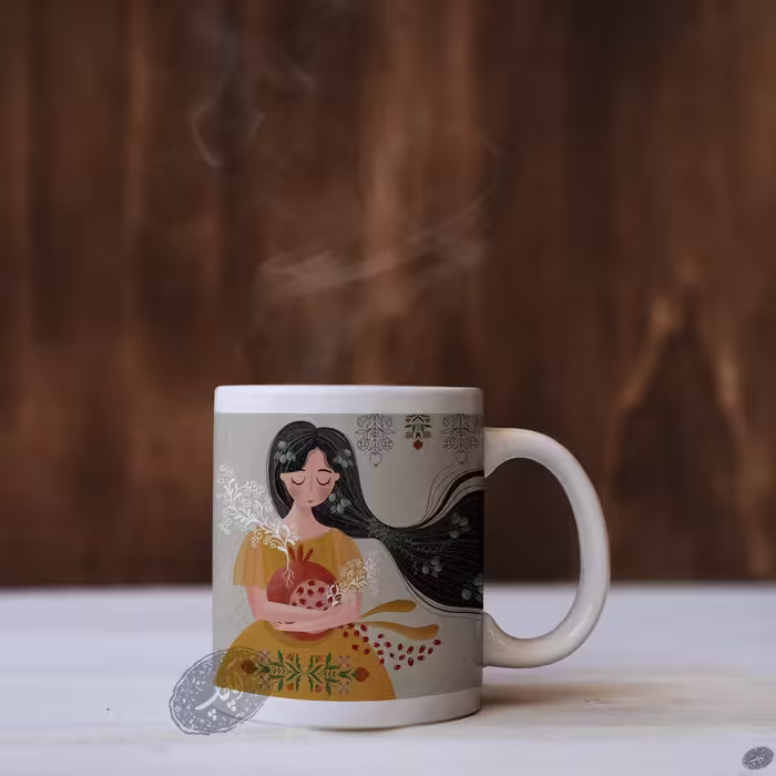ماگ یلدا دخترانه