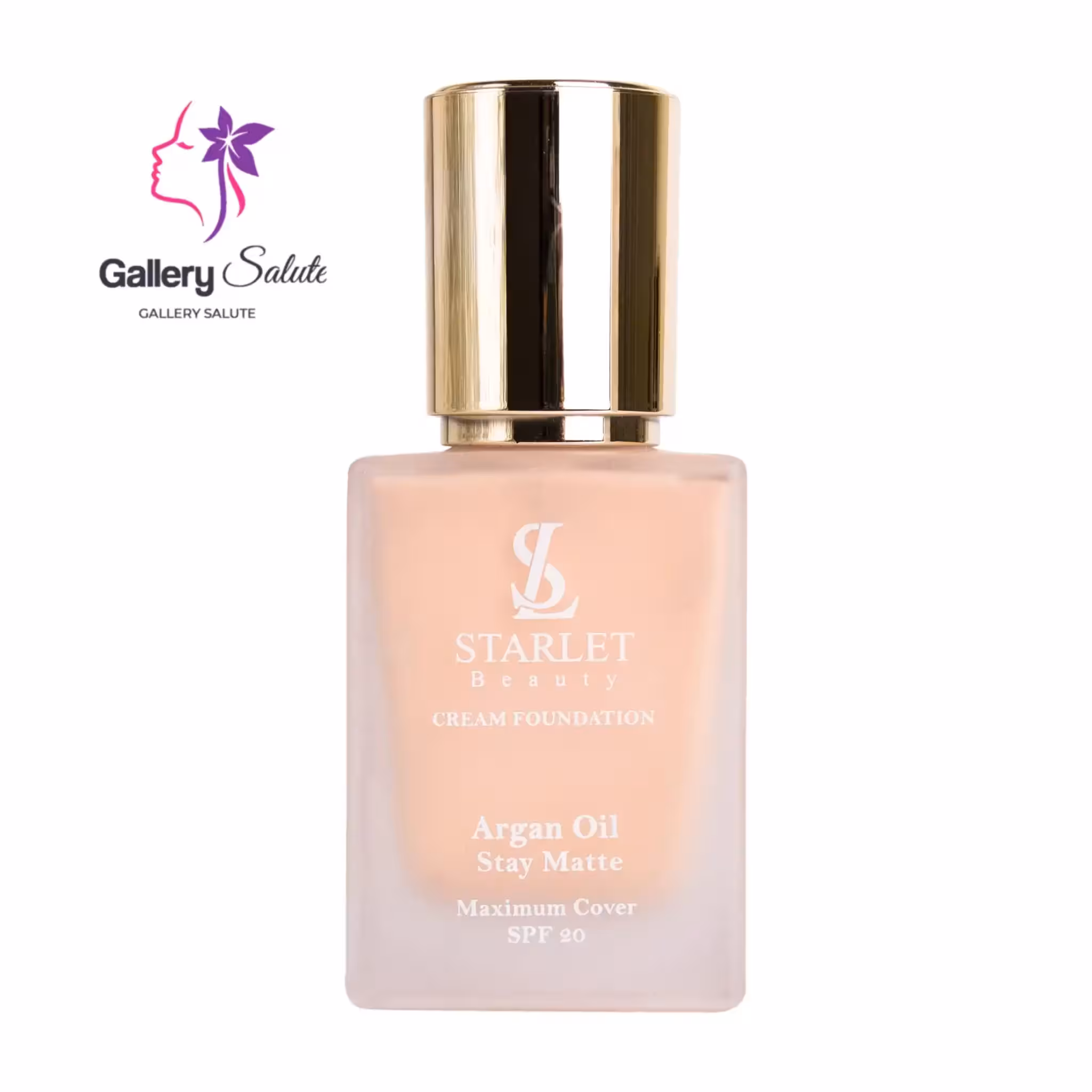کرم پودر پمپی استارلت مدل روغن آرگان / Starlet Cream Foundation Matte & Velvet StayinAll Day