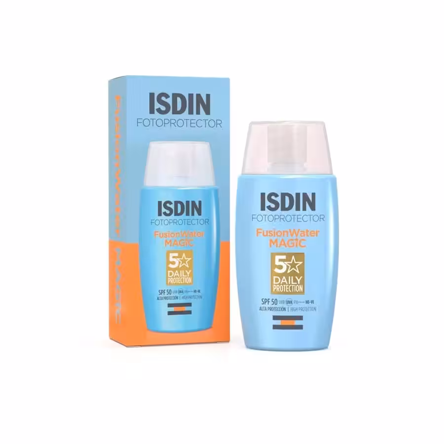 ضد آفتاب ایزدین ISDIN فیوژن واتر مجیک با SPF 50 حجم 50 میلی