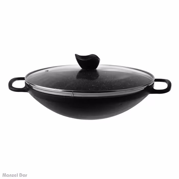 تابه چدن نالینو مدل WOK سایز 32