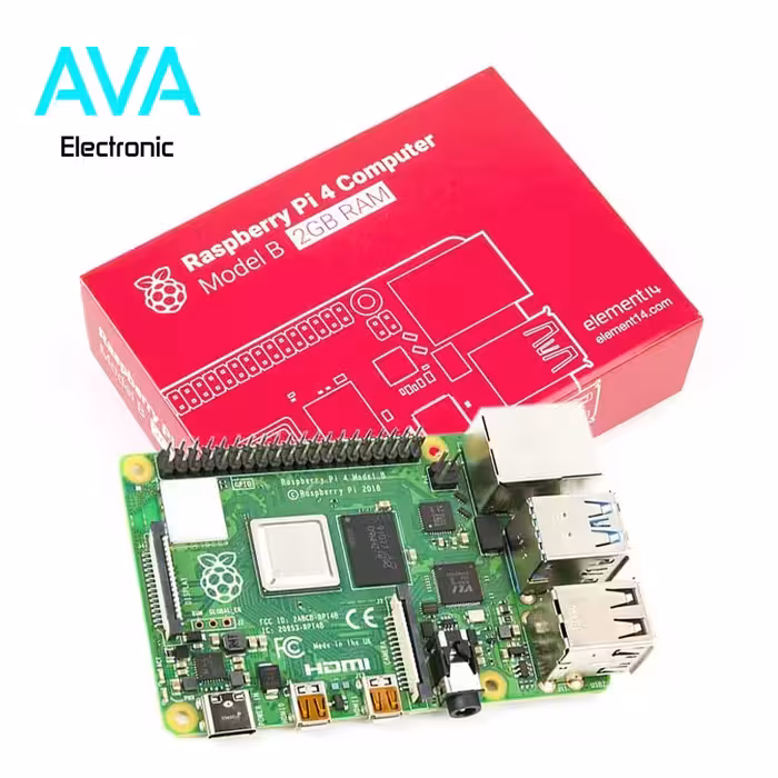 برد رزبری پای Raspberry Pi 4 مدل B با رم 2GB ساخت UK