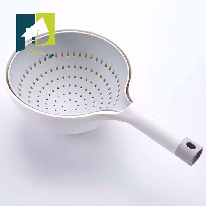 سبد آبکش دولایه دسته دار