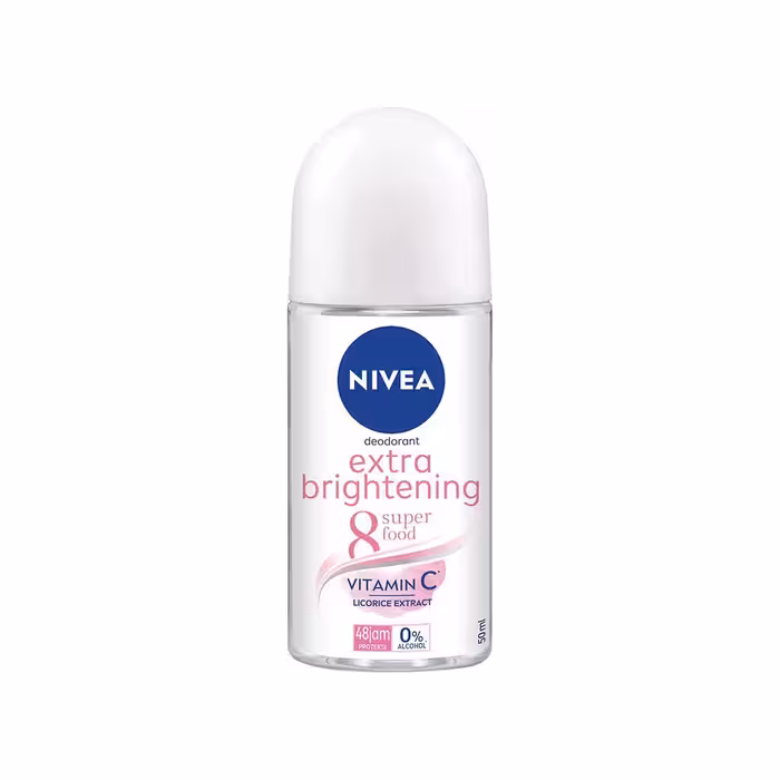 مام رول زنانه ضدتعریق نیوا اکسترا برایتنینگ 50 میلی‌لیتر Nivea Extra Brightening Vitamin-C Roll On