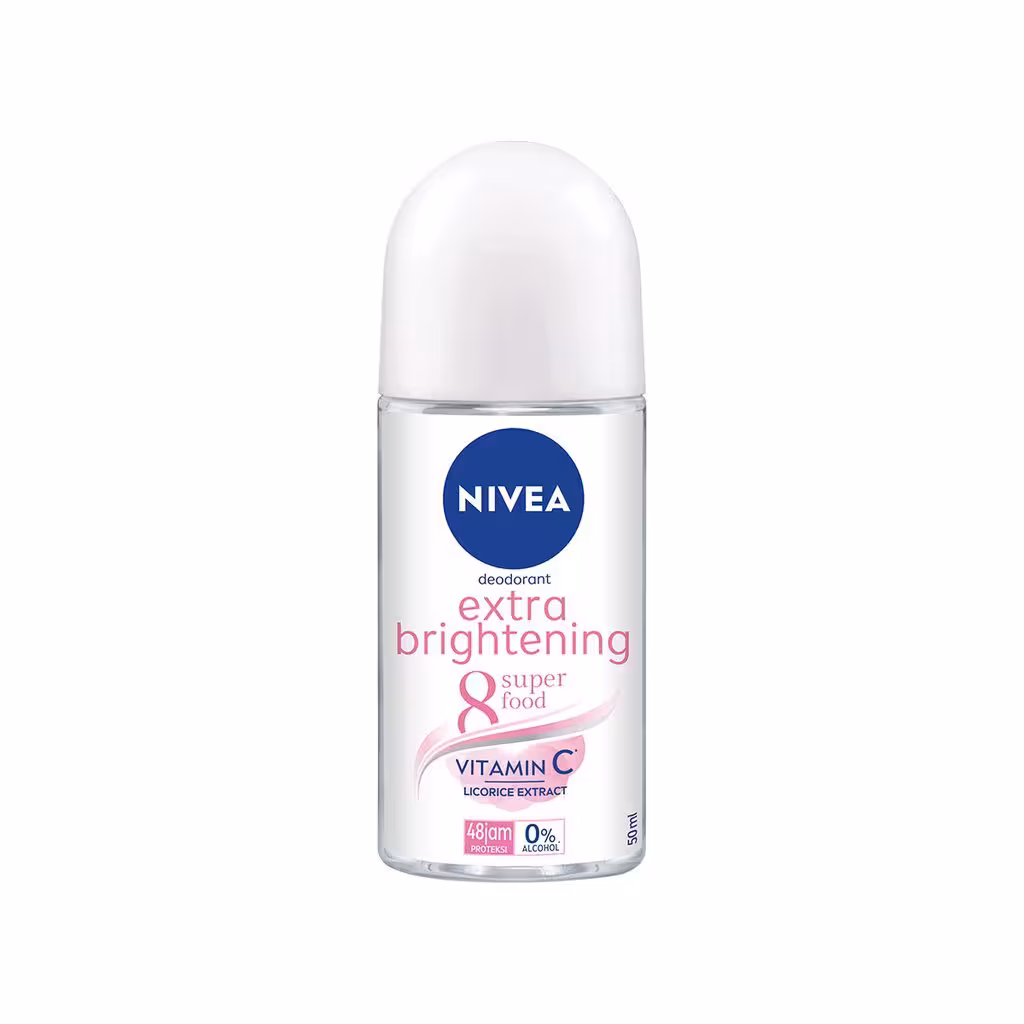 مام رول زنانه ضدتعریق نیوا اکسترا برایتنینگ 50 میلی‌لیتر Nivea Extra Brightening Vitamin-C Roll On