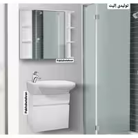 روشویی کابینت دار آمون دیواری55 سانت