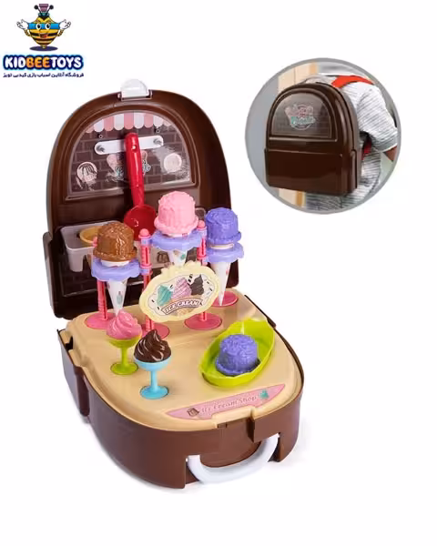 ست جعبه بستنی اسباب بازی