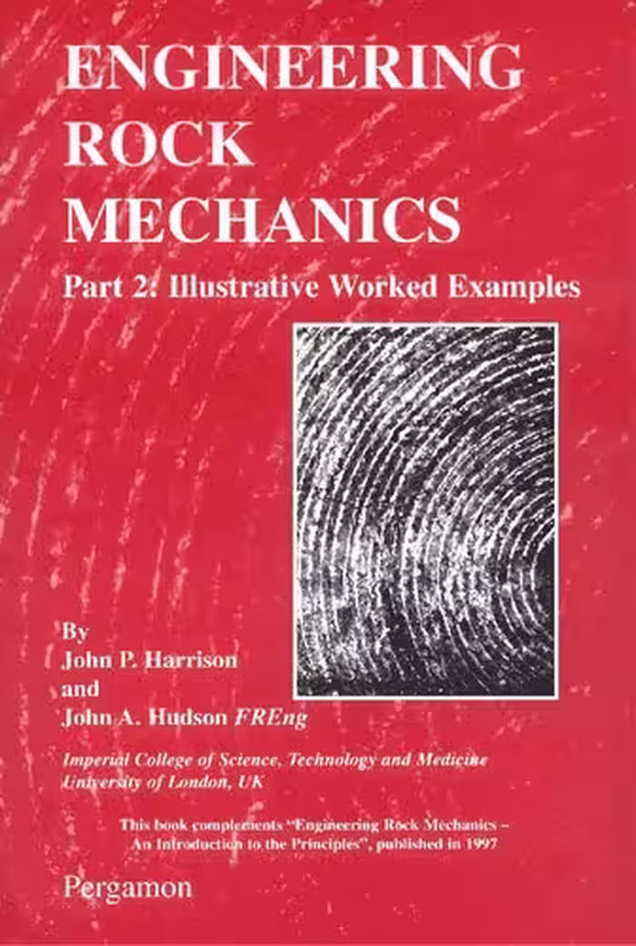 خرید و دانلود نسخه کامل کتاب Engineering Rock Mechanics: Part 2: Illustrative Worked Examples