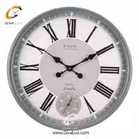 ساعت دیواری اورجینال والتر چوب طوسی| کد رفرنس 6011GR