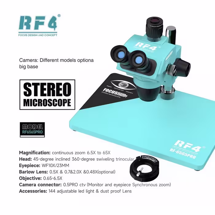 لوپ تعمیرات موبایل سه چشم ورژن 2025 مدل RF4 RF-6565 PRO