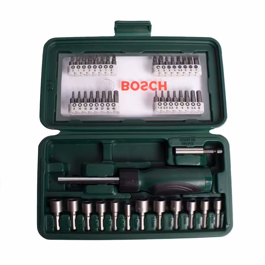 مجموعه 46 عددی پیچ گوشتی و سری پیچ گوشتی بوش مدل 2607019504