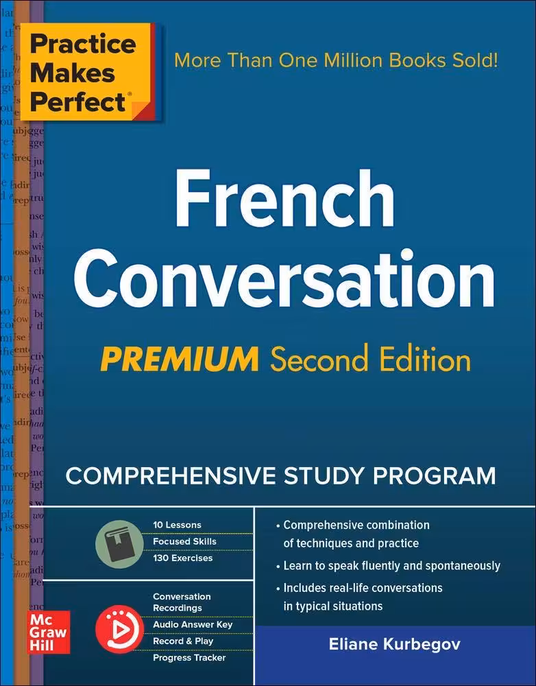 کتاب فرانسه فرنچ کانورسیشن Practice Makes Perfect French Conversation