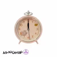 ساعت رومیزی گرد 656-46- صورتی