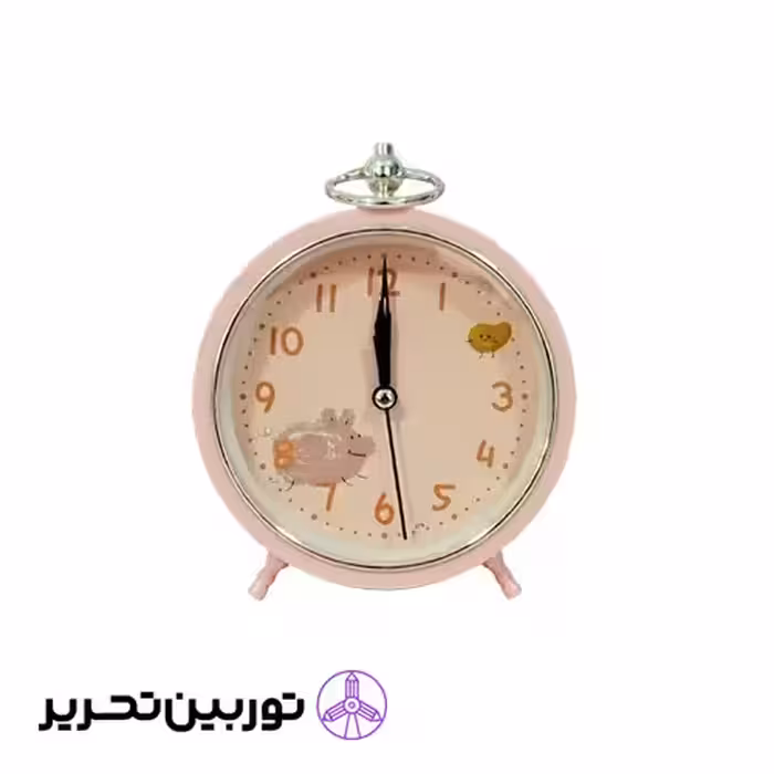 ساعت رومیزی گرد 656-46- صورتی