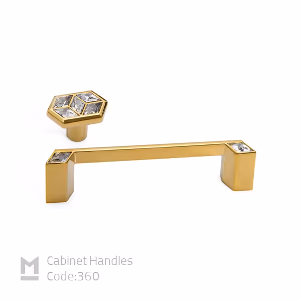 دستگیره مدرن ملونی 360 - یراقینو فروش یراق آلات کابینت و درب