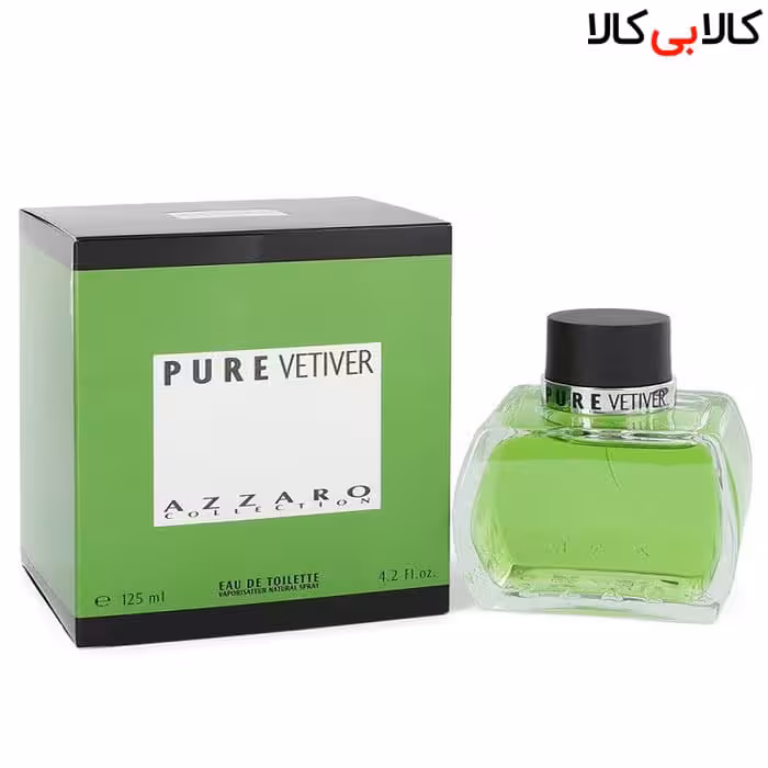 ادوتویلت آزارو پیور وتیور Azzaro Pure Vetiver مردانه حجم 125 میلی لیتر