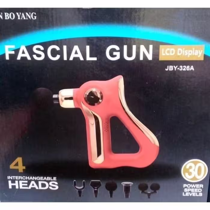 ماساژور تفنگی عضلانی JBY-326A با 4 سری قابل تعویض