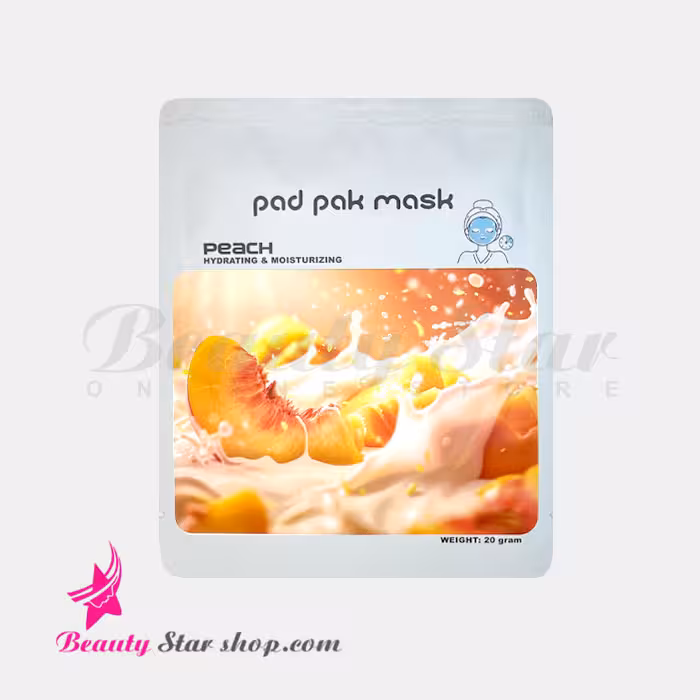 ماسک ورقه ای آبرسان صورت پد پاک مدل هلو